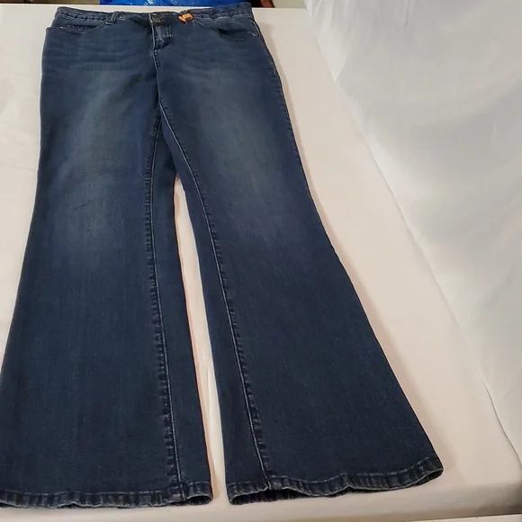 SIZE 8/29 " WAIST LUXE FLUER DE LIS DENIM JEANS - Picture 1 of 9